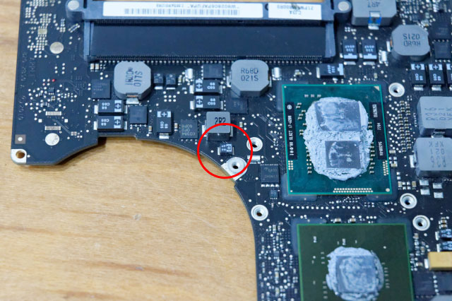 Grafikkarte Reparatur Grafikchip Apple Macbook Pro 2011 15-17 Zoll Mainboard 
